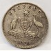 AUSTRALIA 1926 - 1961 . SIXPENCE . 3 MONARCH'S . 3 COINS